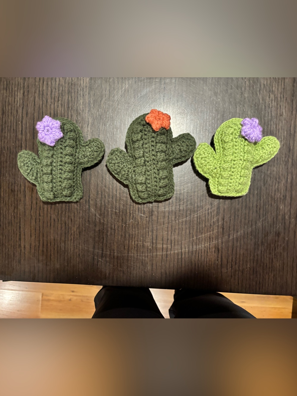 Crochet mini cactus